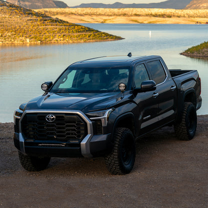 Rigid 2022+ Toyota Tundra 360-Series A-Pillar Lighting Kit 46806 Photo - Mounted