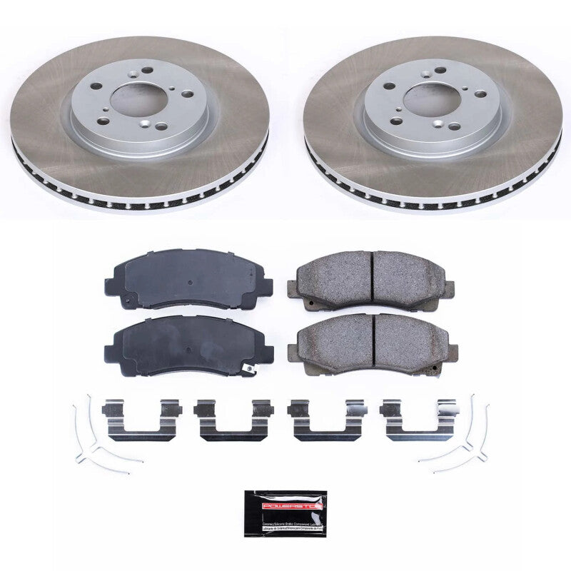 PowerStop Power Stop 12-14 Honda Ridgeline Front Semi-Coated Rotor Kit SC5939 SC5939 Photo - Primary