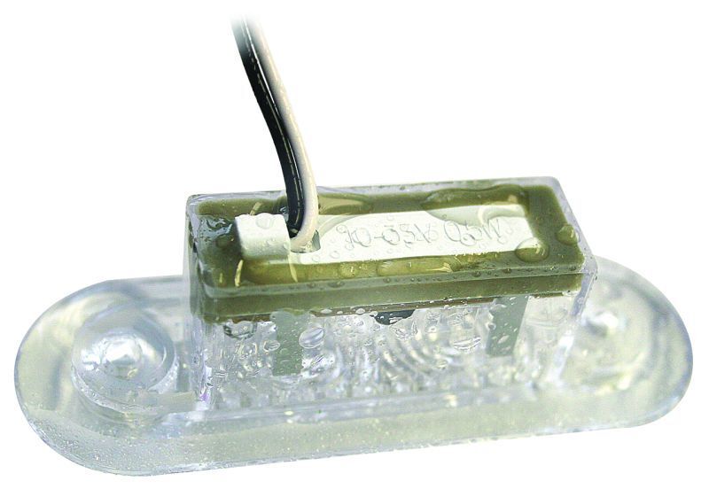 Hella Step Lamp 1X2 WHITE MD12/24 SS RIM 2XT 959680811 959680811 Photo - out of package