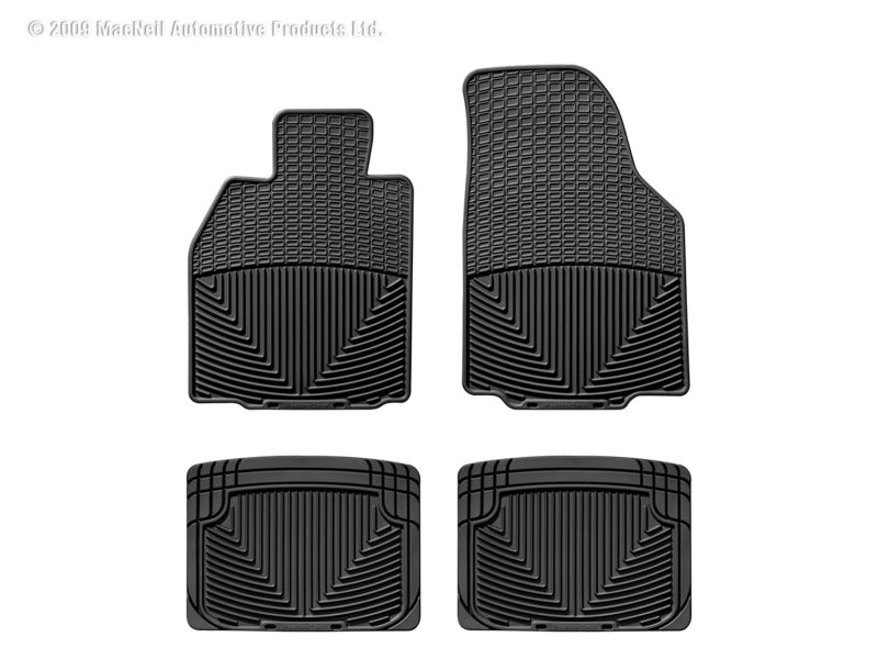 WeatherTech WT Rubber Mats - Rear - Blk Floor Mats Floor Mats - Rubber main image