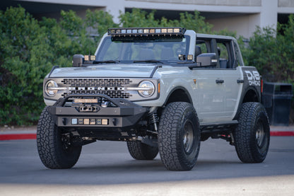 DV8 Offroad 21-22 Ford Bronco Front Lower Control Arm Skid Plate SPBR-02 SPBR-02 Photo - lifestyle view