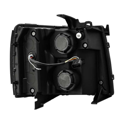 AlphaRex 07-13 Chevy 1500HD PRO-Series Proj Headlight Plank Style Gloss Blk w/Activ Light/Seq Signal 880206 880206 User 1