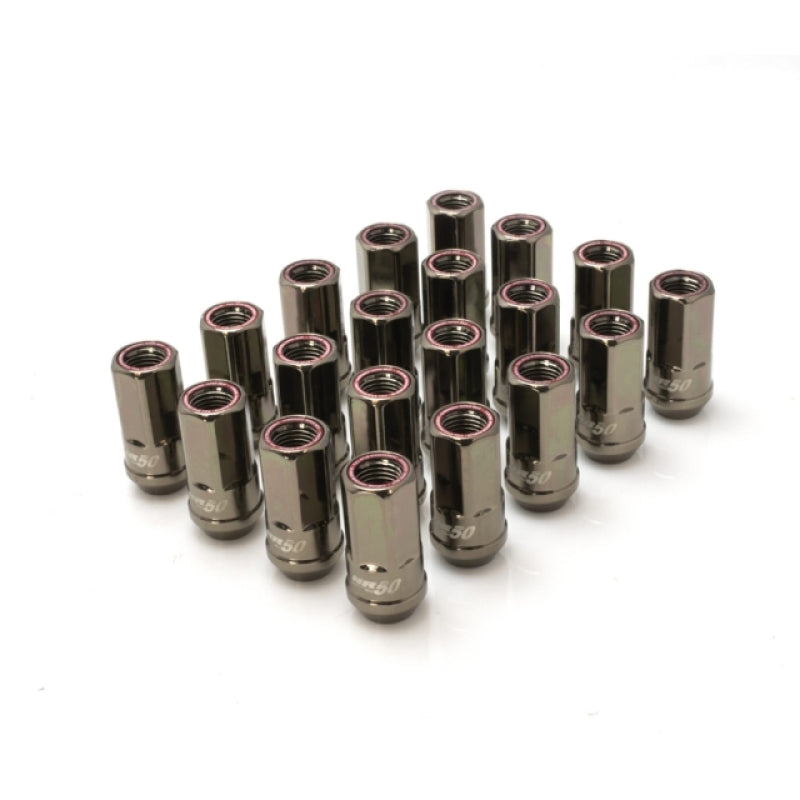 Wheel Mate Muteki HR50 Open End Lug Nuts - Titanium Chrome w/ Red Ring 14x1.50 HR5007TR HR5007TR User 1