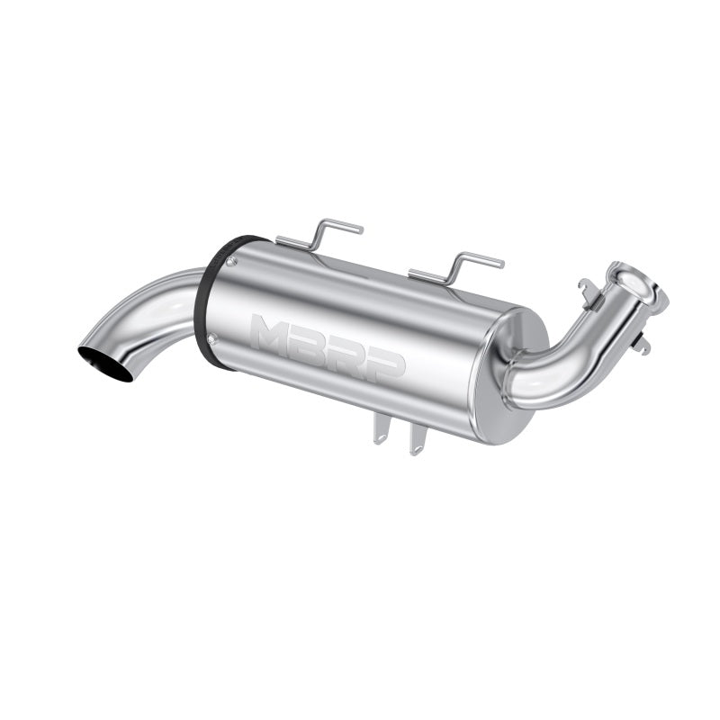 MBRP 2011+ Polaris Sportsman Touring 850 T304 Stainless Single Slip-On Performance Series AT-9526PT AT-9526PT Photo - Primary