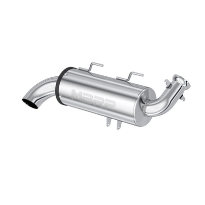 MBRP 2011+ Polaris Sportsman Touring 850 T304 Stainless Single Slip-On Performance Series AT-9526PT AT-9526PT Photo - Primary