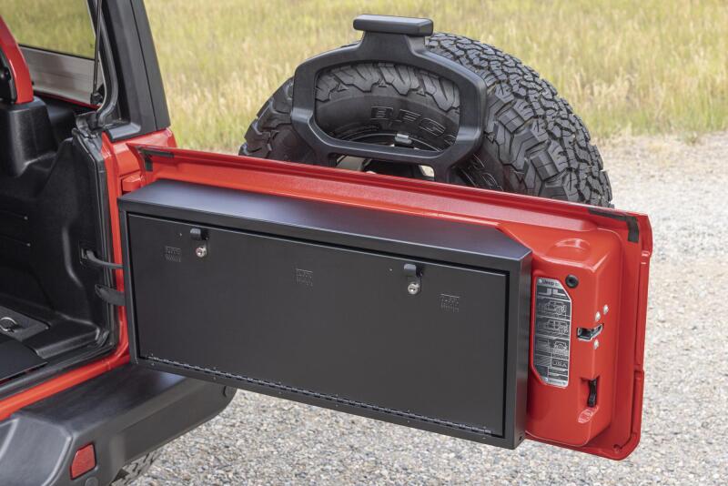 Tuffy Products Tuffy Tailgate Lockbox W/ Keyed Lock For Jeep Wrangler 349-01 349-01 Photo - Close Up