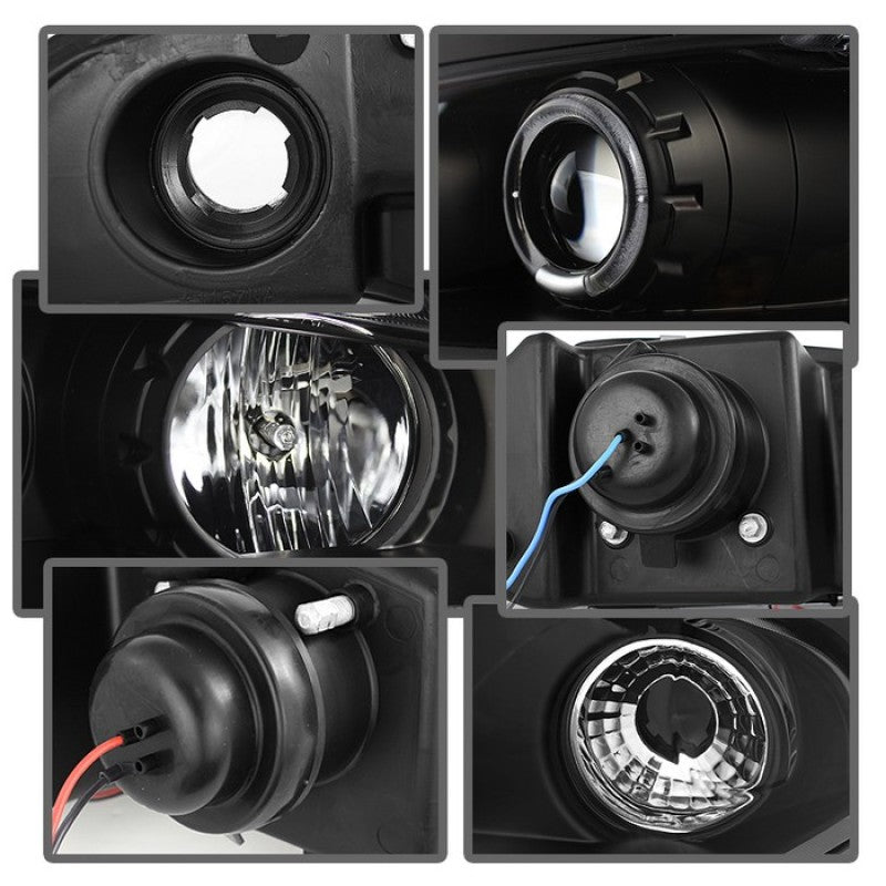 Spyder Mitsubishi Eclipse 97-99 Projector Headlights LED Halo Black High H1 Low H1 PRO-YD-ME97-HL-BK 5011473 5011473 User 1