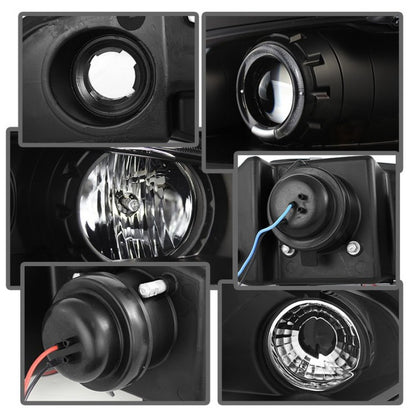 Spyder Mitsubishi Eclipse 97-99 Projector Headlights LED Halo Black High H1 Low H1 PRO-YD-ME97-HL-BK 5011473 5011473 User 1