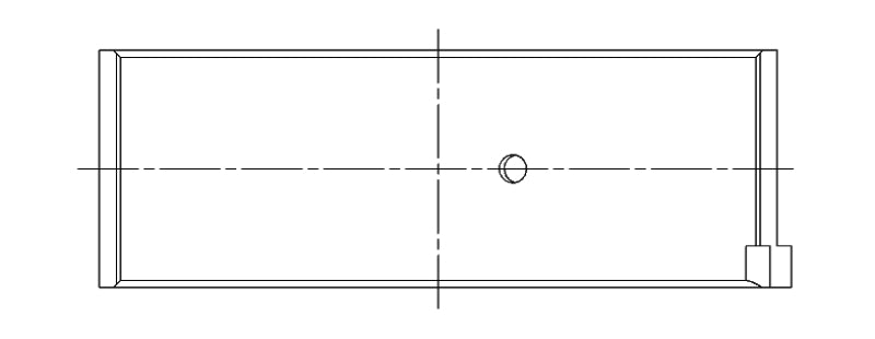 ACL Race Series Rod Bearings Mitsubishi 4 1834cc 4G93 Size: STD 4B8036H-STD Technical Drawing