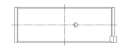 ACL Race Series Rod Bearings Mitsubishi 4 1834cc 4G93 Size: STD 4B8036H-STD Technical Drawing