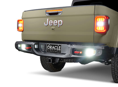 ORACLE Lighting Oracle Rear Bumper LED Reverse Lights for Jeep Gladiator JT - 6000K 5878-504 5878-504 Photo - lifestyle view