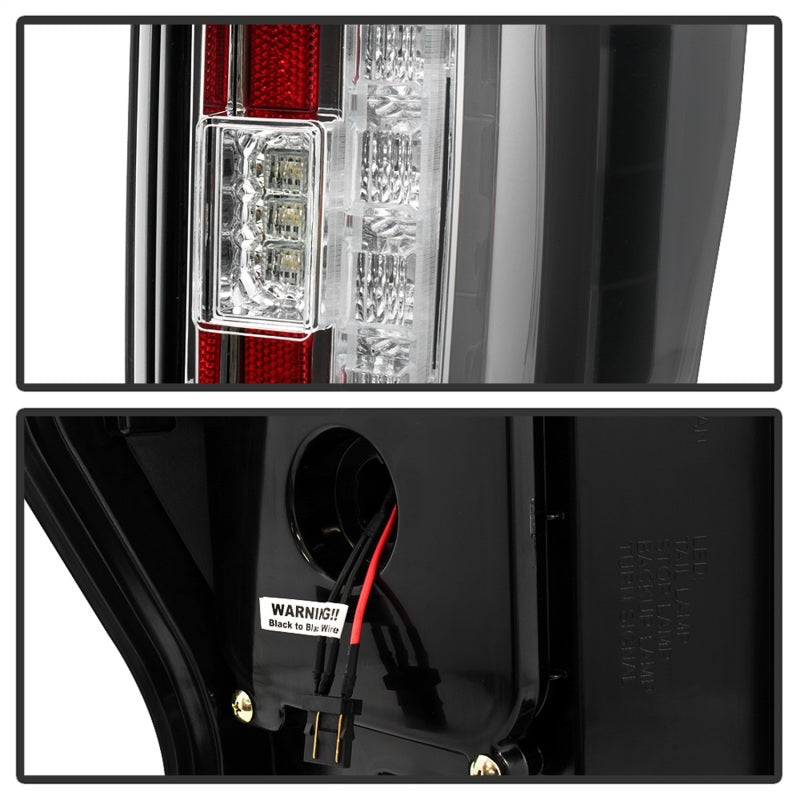Spyder 17-18 Ford F-250 Super Duty (Excl LED Models) LED Tail Lights - Chrome (ALT-YD-FS17-LED-C) 5085573 5085573 Photo - Unmounted