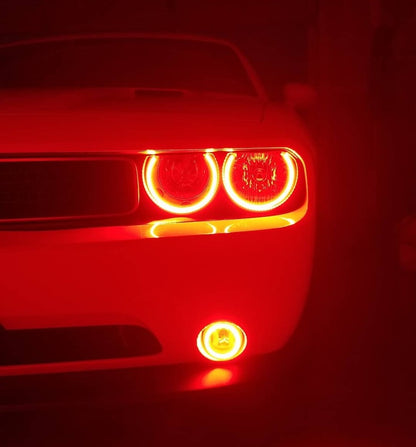 ORACLE Lighting Oracle 08-14 Dodge Challenger Dynamic Surface Mount Headlight Halo Kit - ColorSHIFT - Dynamic 1292-332 1292-332 User 2