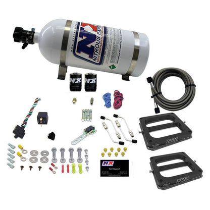 Nitrous Express Dual Dom/Alc Nitrous Kit (100-500HP) w/10lb Bottle 50275-10 50275-10 Photo - Primary