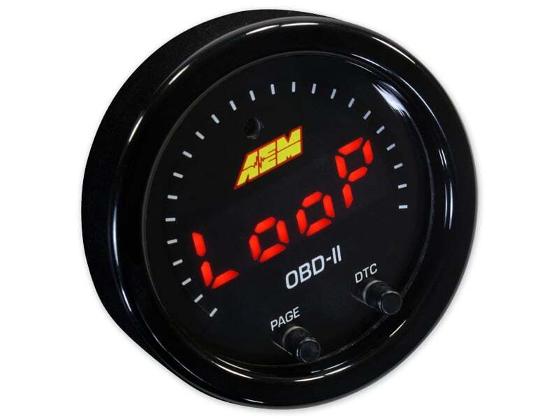 AEM Electronics X-Series OBDII Digital Datastream Gauge Black Bezel & Black Face plate 30-0311 Photo - out of package