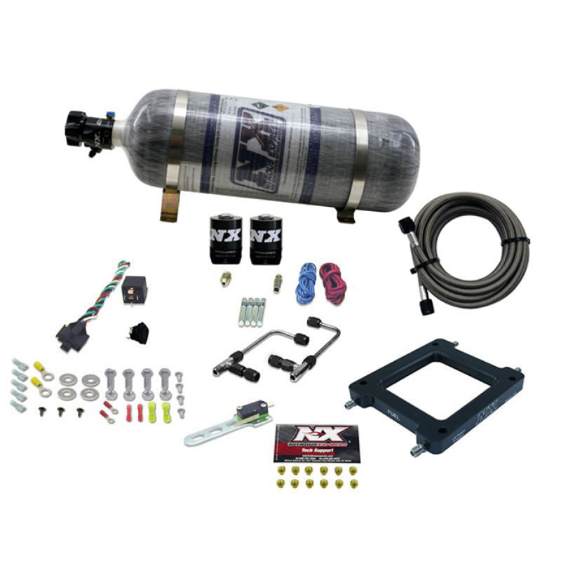 Nitrous Express Dominator Gemini Stage 6 Nitrous Kit w/Composite Bottle 60070-12 60070-12 Photo - Primary