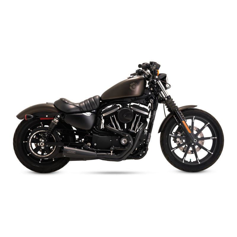 Vance and Hines Vance & Hines 14-22 Sportsters Stainless 2-1 Upsweep Exhaust - Black 47328