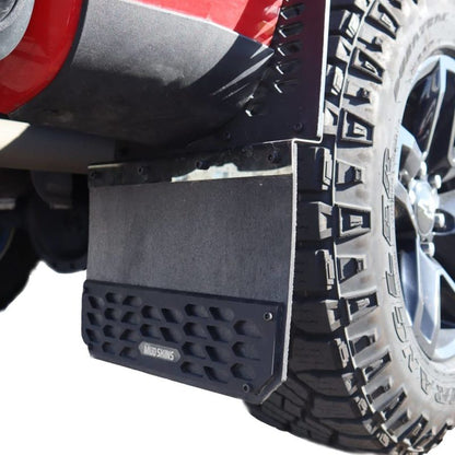 Putco 17-20 Ford SuperDuty Dually - (Fits Rear) - Set of 2 Mud Skins - HDPE w/ Hex Shield 78235 78235 Photo - Primary