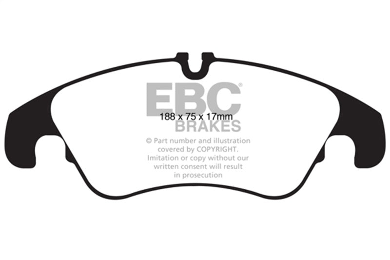 EBC Disc Brake Pad Set DP42022R Photo - Primary