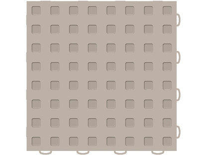 WeatherTech TechFloor 12in x 12in Solid Floor Tile w/ Raised Squares - Tan 51T1212SS TN 51T1212SS TN Photo - Primary