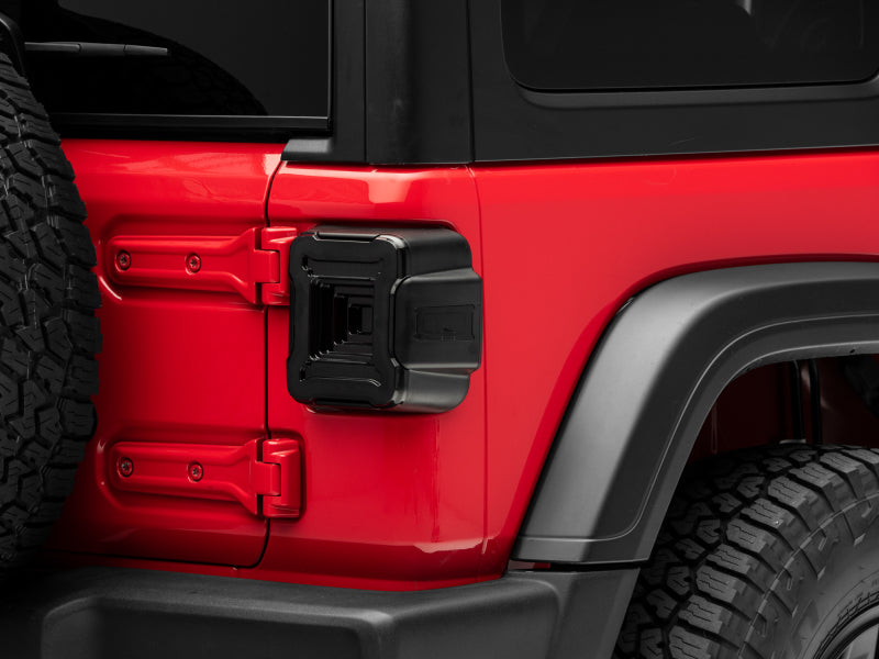 Raxiom 18-22 Jeep Wrangler JL Axial Series Plateau LED Tail Lights- Black Housing (Smoked Lens) J150581-JL