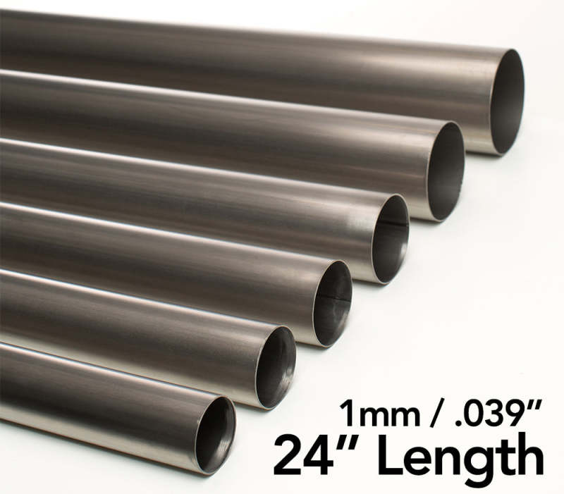 Ticon Industries 2.13in Diameter 24in Length 1mm/.039in Wall Thickness Titanium Tube 102-05423-0000