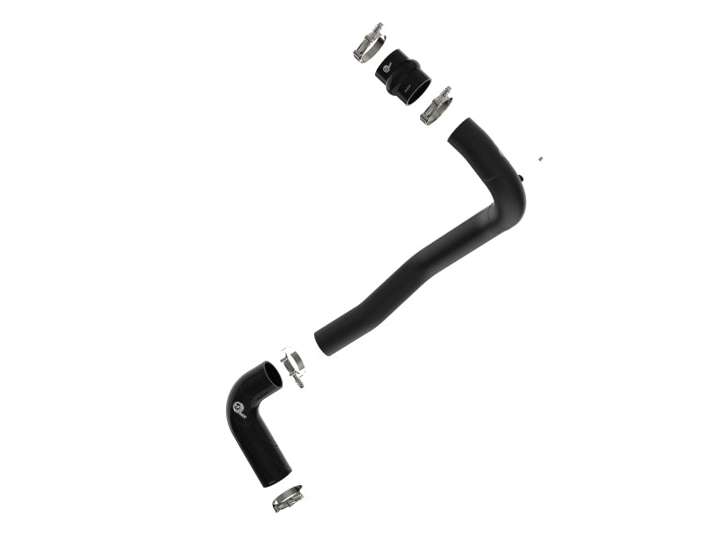 aFe 08-10 Ford Trucks V8-6.4L (td) BladeRunner 3 IN Aluminum Hot Charge Pipe - Black 46-20079-B 46-20079-B Photo - Unmounted
