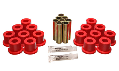 Energy Suspension Leaf Spring Bushing Set Red Ford F-100 Pickup All 1965-1972 4.2139R Photo - Primary