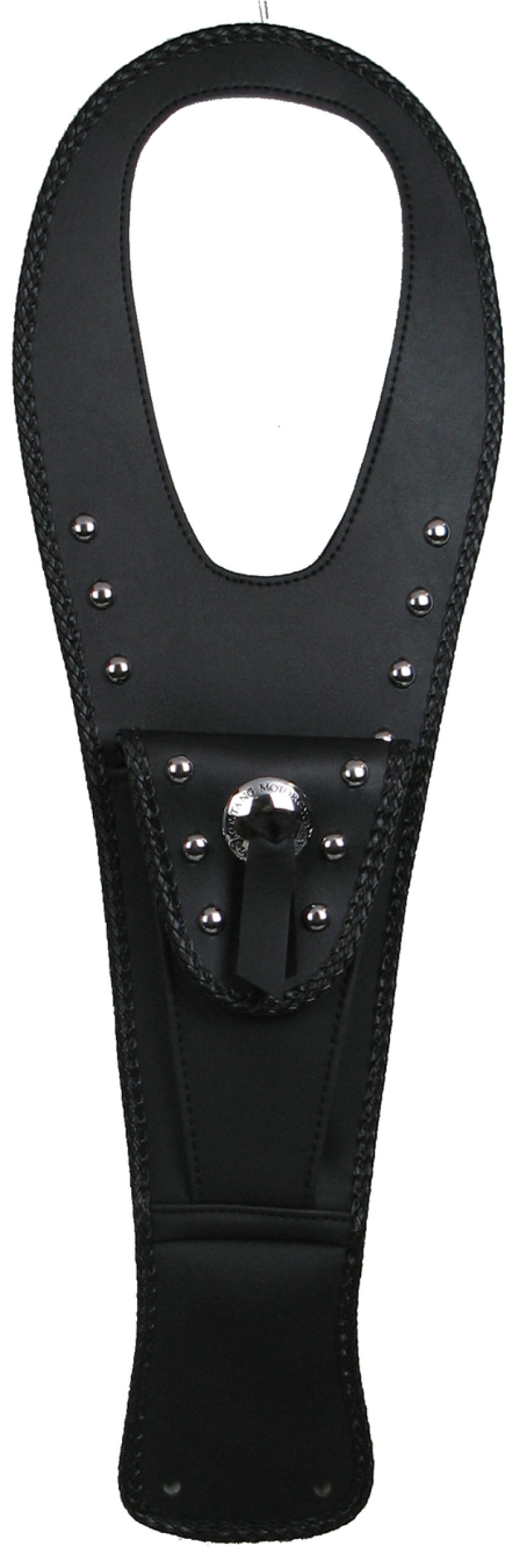 Mustang Motorcycle Mustang Kawasaki VN900 Cruiser Tank Bib w/Studs - Black 93307 93307 Photo - Primary