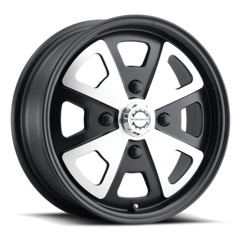 Mobelwagen MW-730M Schnell 15x5.5in / 4x130 BP / 35mm Offset / 79.1mm Bore - Black & Machined Wheel MW-730M-55530+35 MW-730M-55530+35 Photo - Primary