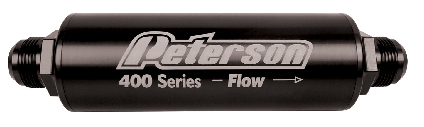 Peterson Fluid Systems Filter -8AN 100 Micron w/ Bypass 09-1430
