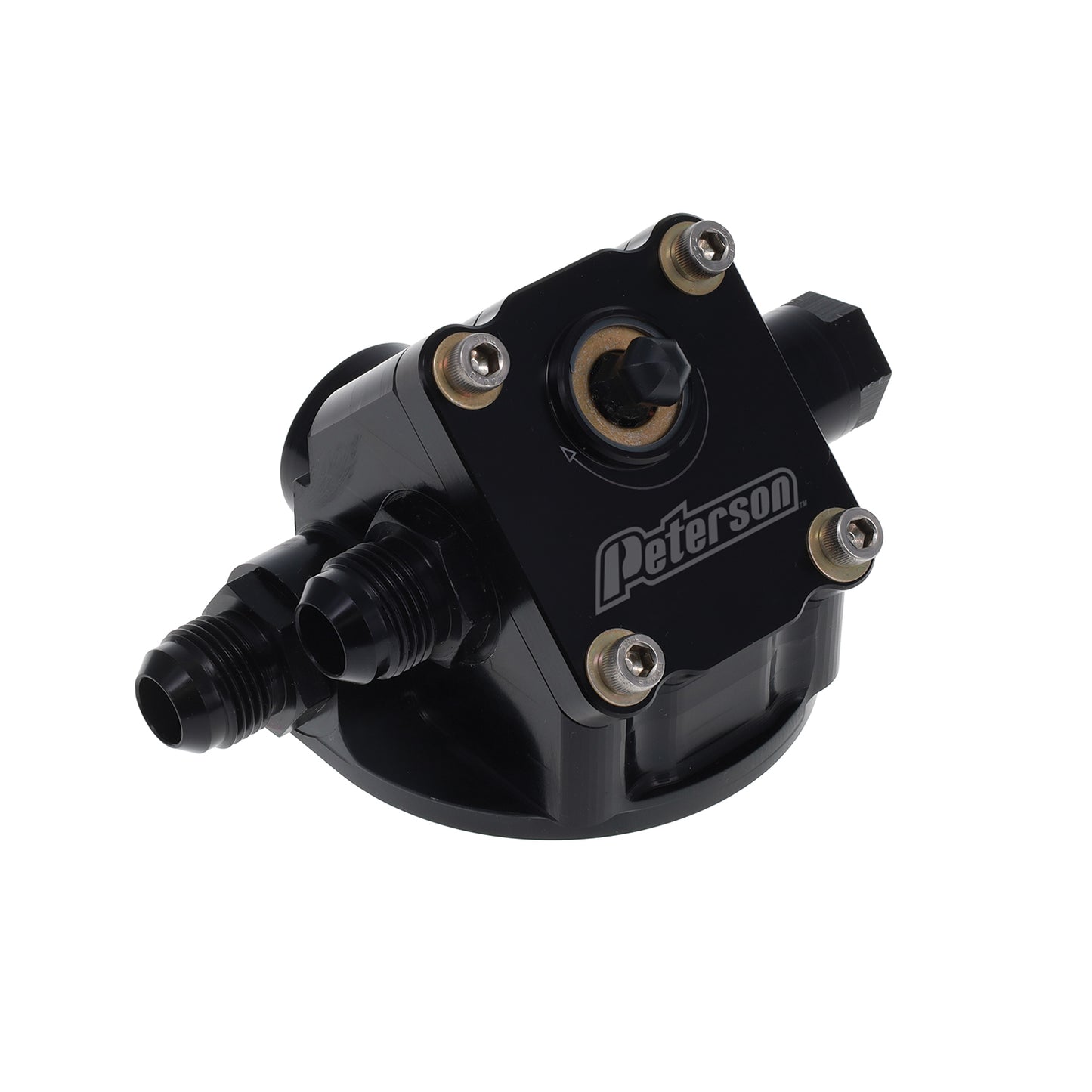 Peterson Fluid Systems Primer Filter Mount -12AN Ford - Right to Left 09-1514