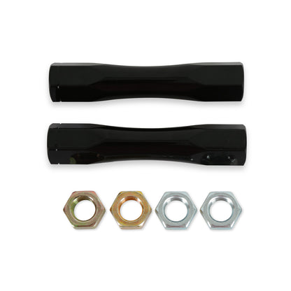 Detroit Speed Engineering Tubular Tie Rod Adjusters - Black DSE090101BDS