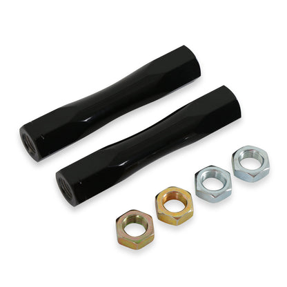 Detroit Speed Engineering Tubular Tie Rod Adjusters - Black DSE090101BDS