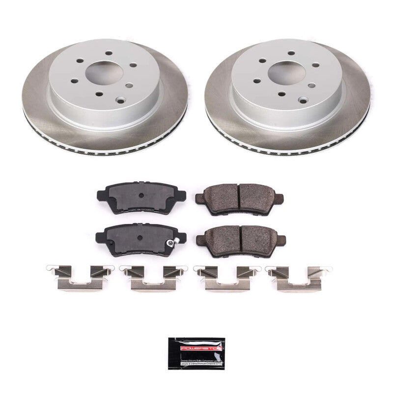 PowerStop Power Stop 05-12 Nissan Pathfinder Rear Semi-Coated Rotor Kit SC147 SC147 Photo - Primary