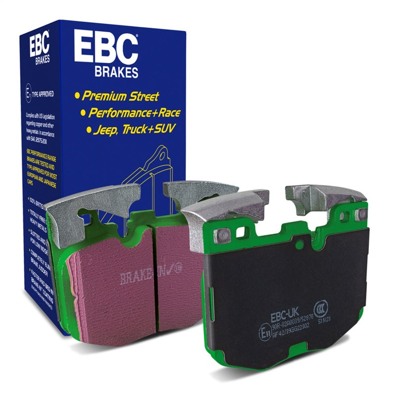 EBC 2017+ BMW 530 2.0L Turbo (G30) Greenstuff Front Brake Pads DP22302 DP22302 Photo - Primary