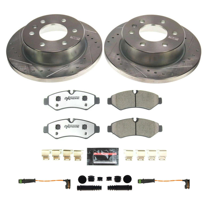 PowerStop Power Stop 19-21 Mercedes-Benz Sprinter 2500 Rear Z36 Truck & Tow Brake Kit K8656-36 K8656-36 Photo - Primary