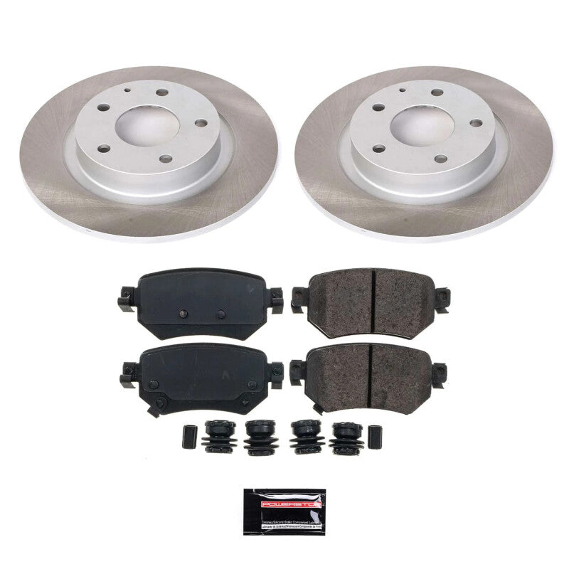 PowerStop Power Stop 16-21 Mazda 6 Rear Semi-Coated Rotor Kit SC8068 SC8068 Photo - Primary