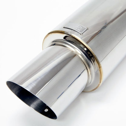 BLOX Racing 60.5mm Street Muffler - Angled Tip BXEX-00100 BXEX-00100 User 1