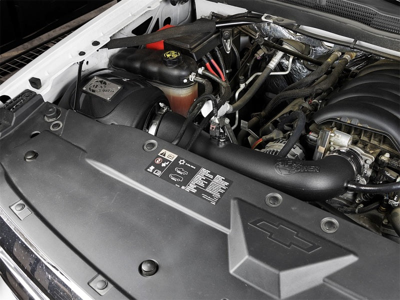 aFe Stage-2 Si Pro DRY S Cold Air Intake System for GM Silverado/Sierra 51-82332 Photo - Mounted