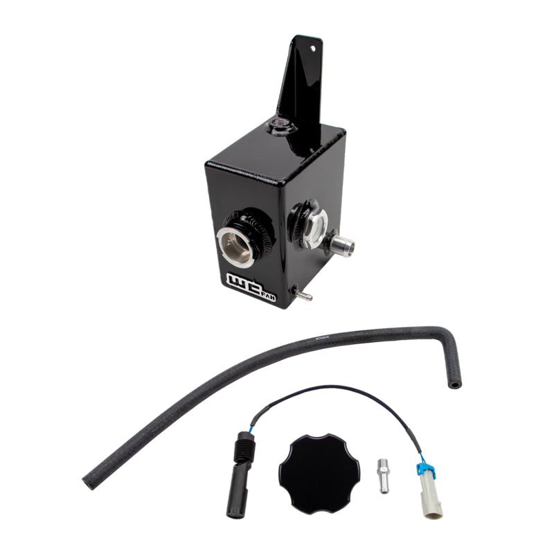 Wehrli 17-19 Chevrolet L5P Duramax Twin Turbo Style Coolant Tank Kit - Gloss Black WCF100710-GB WCF100710-GB Photo - Primary