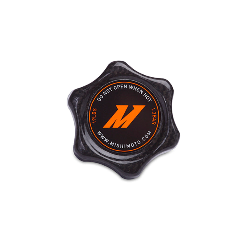 Mishimoto Carbon Fiber 1.3 Bar Radiator Cap, Small MMRC-13-SMCF Photo - Primary