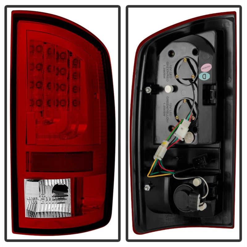 Spyder Dodge Ram 02-06 1500 Version 2 LED Tail Light - Red Clear ALT-YD-DRAM02V2-LED-RC 5081827 5081827 Photo - Unmounted