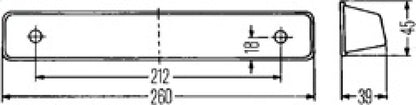 Hella Lamp K Sf 2Ka 001610001 001610001 Technical Drawing
