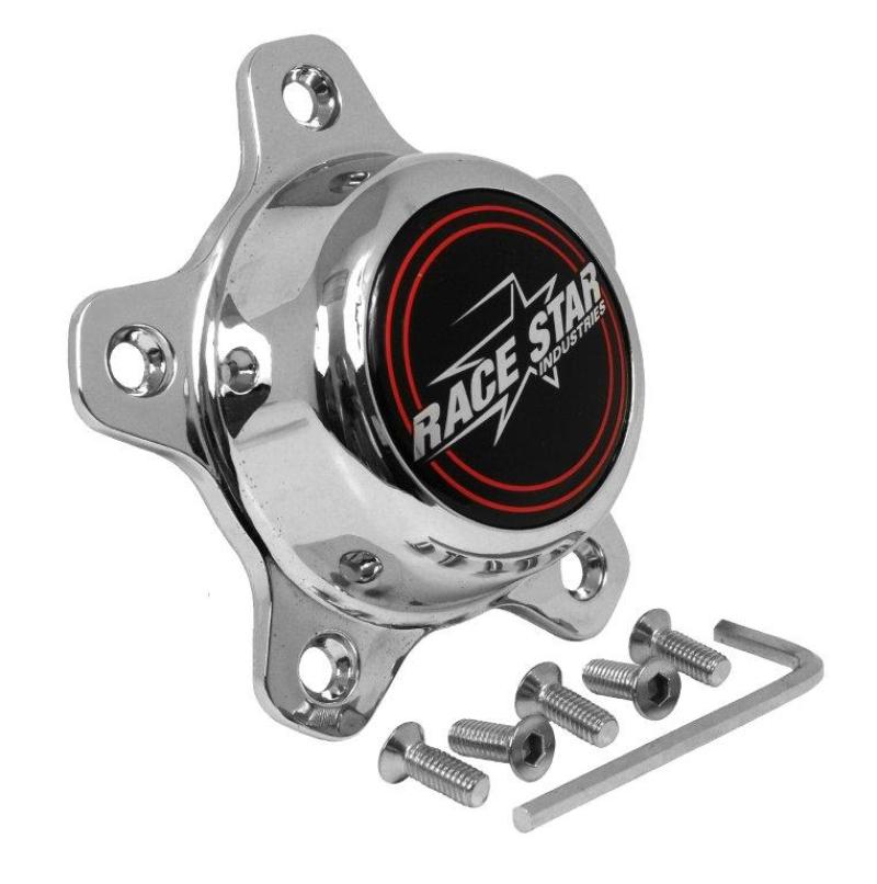 Race Star 5 Lug Cap Short Plastic Chrome (incl. Medallion & Screws) 615-5096-1 615-5096-1 User 1