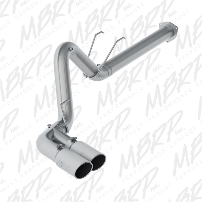 MBRP 17-18 Ford F250/350/450 6.4 L Filter Back Single Side Dual Exit S6290AL Photo - Primary