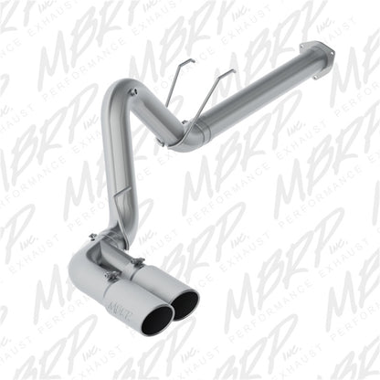 MBRP 17-18 Ford F250/350/450 6.4 L Filter Back Single Side Dual Exit S6290AL Photo - Primary