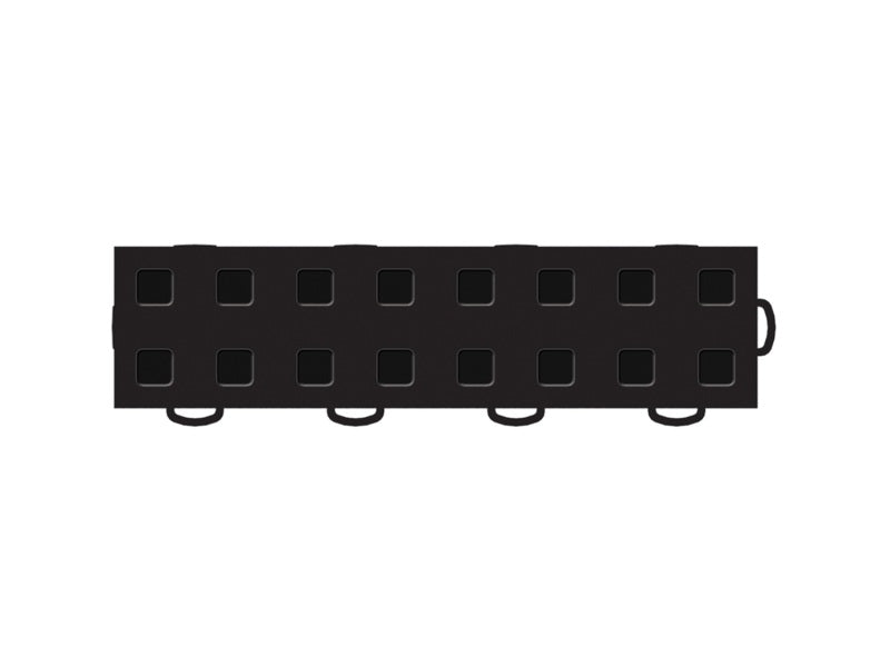 WeatherTech TechFloor - 3in X 12in Tiles(Right Loop) - Black/Black **Order in Qtys of 10 51T312RL BK-BK 51T312RL BK-BK Photo - Primary