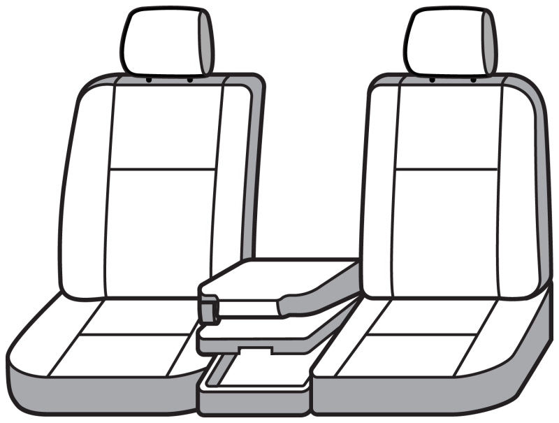 Covercraft 21-24 Ford F-150 Polycotton SeatSaver Custom Front Row Seat Covers - Charcoal SS3498PCCH SS3498PCCH Photo - out of package
