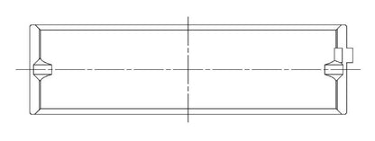 ACL Chevrolet V8 400 Race Series Standard Size Main Bearing Set 5M1038H-STD 5M1038H-STD Technical Drawing